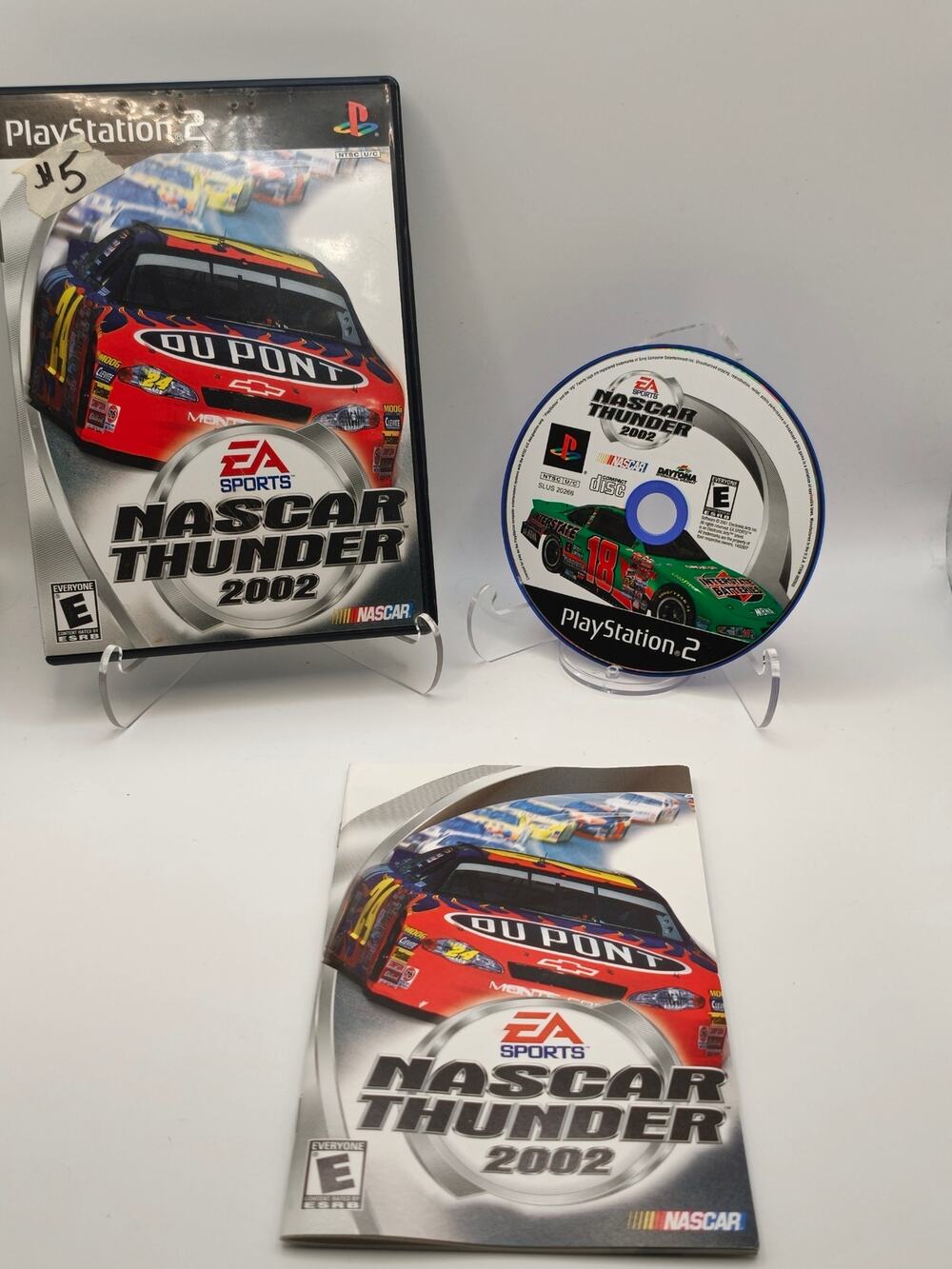 NASCAR Thunder 2002 PS2 Jeff Gordon CIB Complete Tested